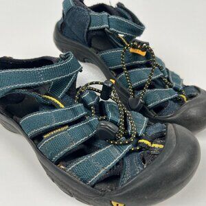 Keen Kids Newport H2 Waterproof Hiking Blue Water Sandals Shoes Size 2